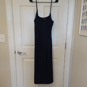 Jones New York Navy Blue Nightgown with Spaghetti Straps